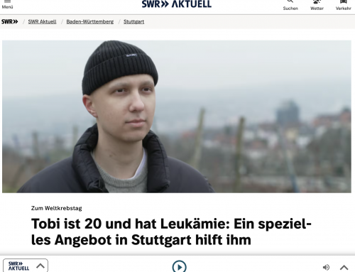 SWR Aktuell – Tobi ist 20 und hat Leukämie: Ein spezielles Angebot in Stuttgart hilft ihm